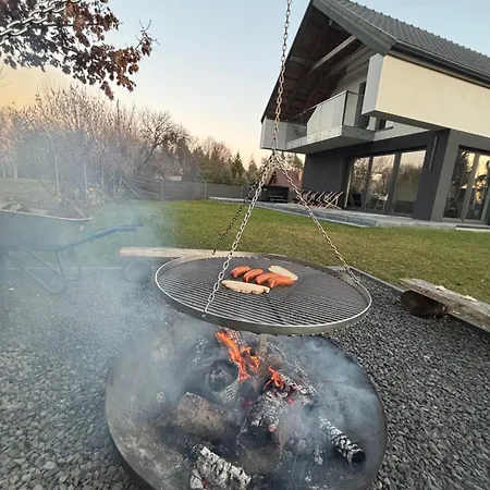 Enklawa - Nowoczesny Dom Nad Jeziorem, 6 Sypialni, Jacuzzi Vila
